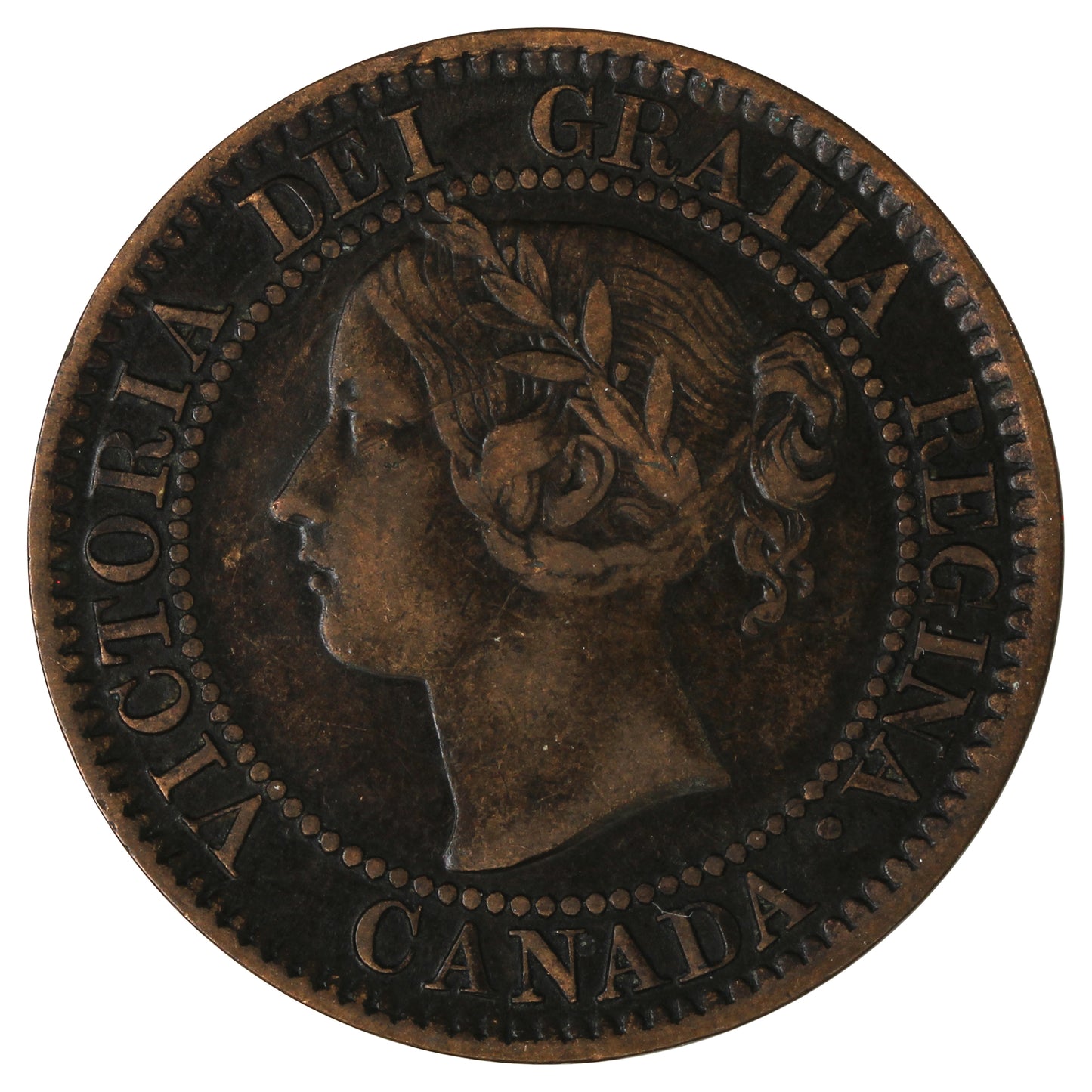 1859 DP N9 #2 Canada 1-cent VF-EF (VF30) $
