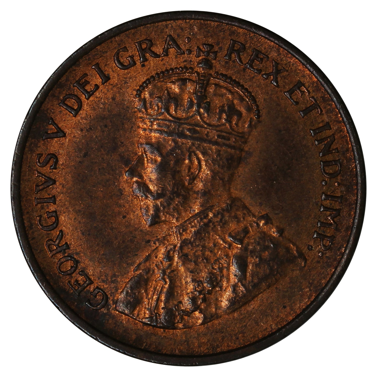 1933 Canada 1-cent Brilliant Uncirculated (MS63) R&B