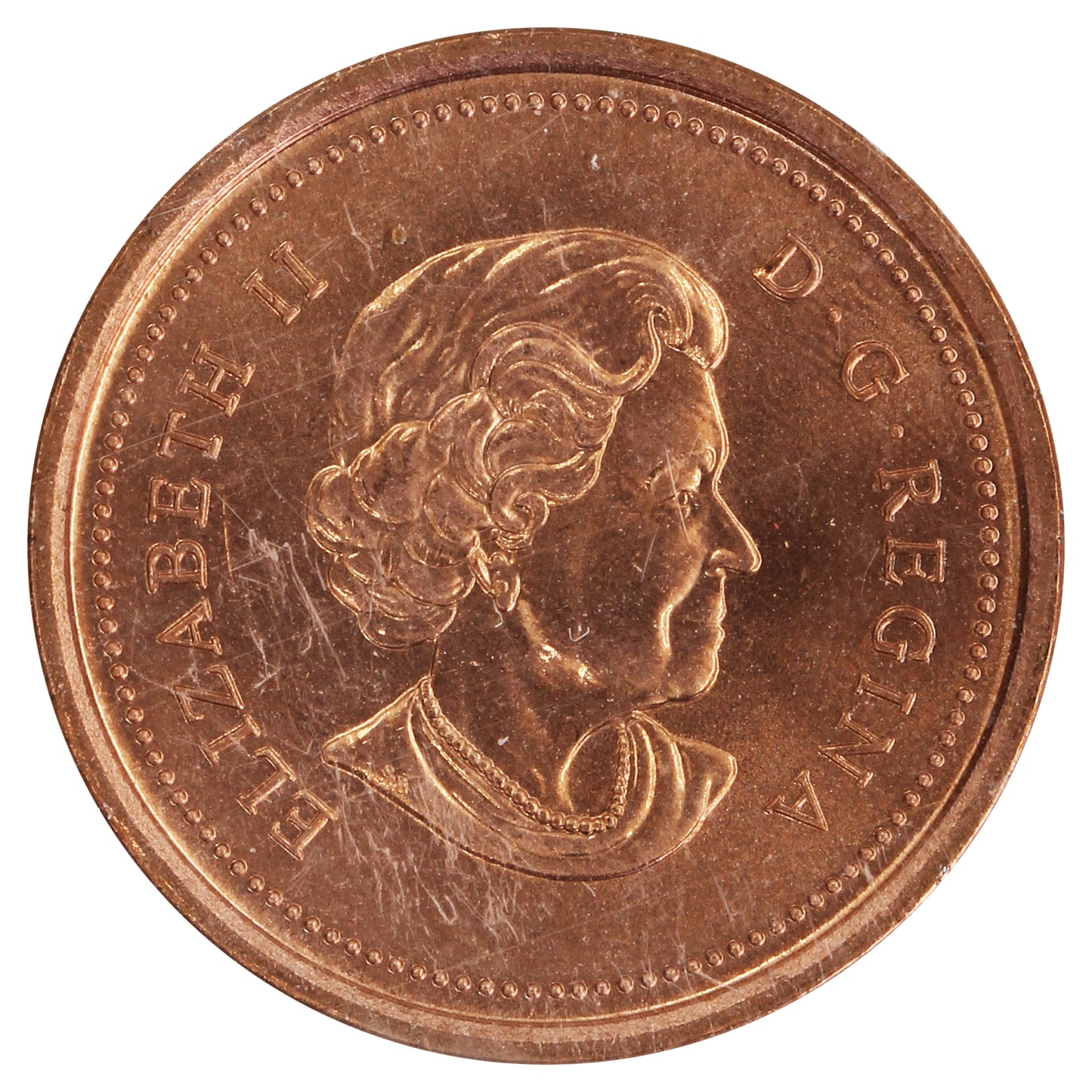 2004 Canada 1-cent ICCS Certified MS64 Red