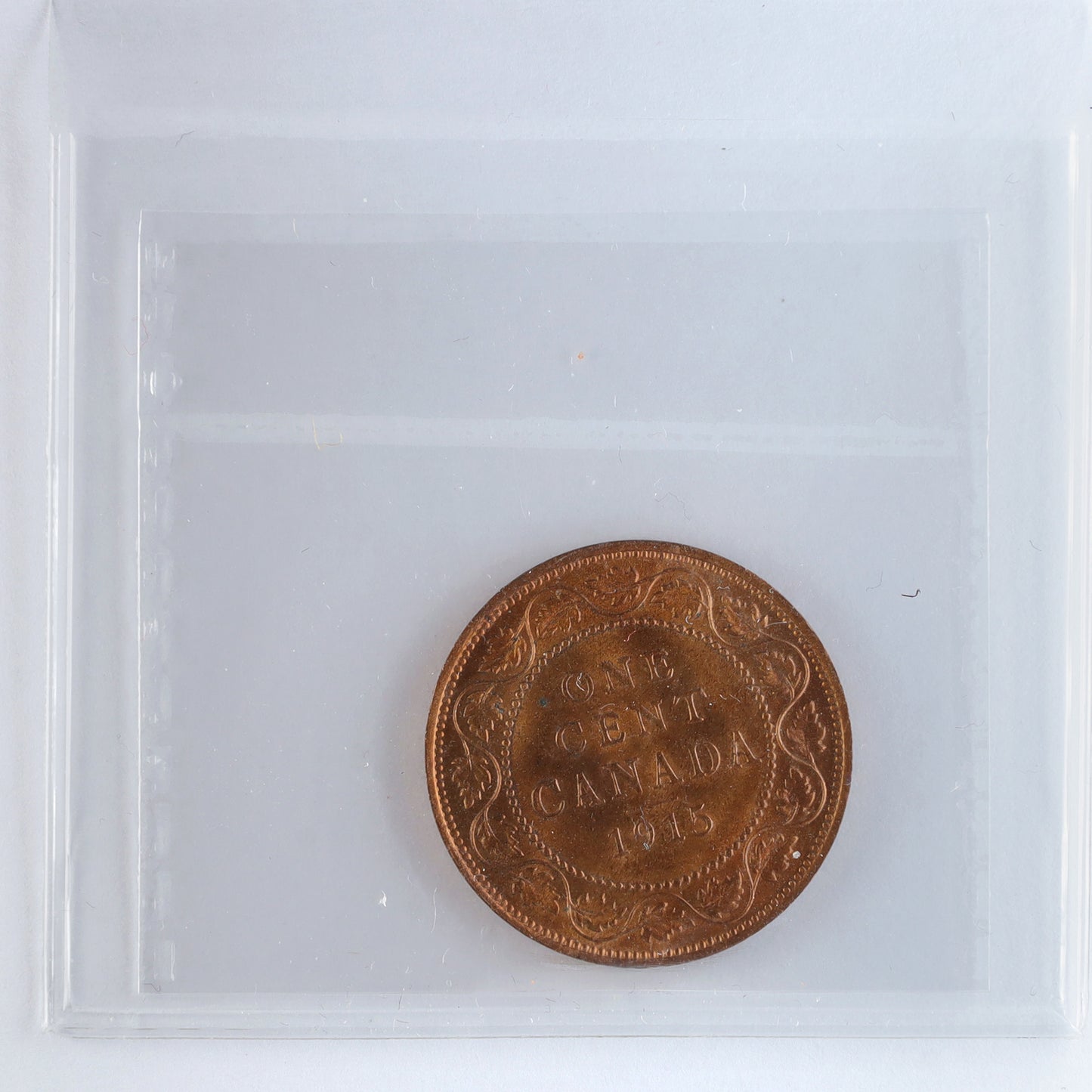 1915 Canada 1-cent ICCS Certified MS65 Red (XDF 567)