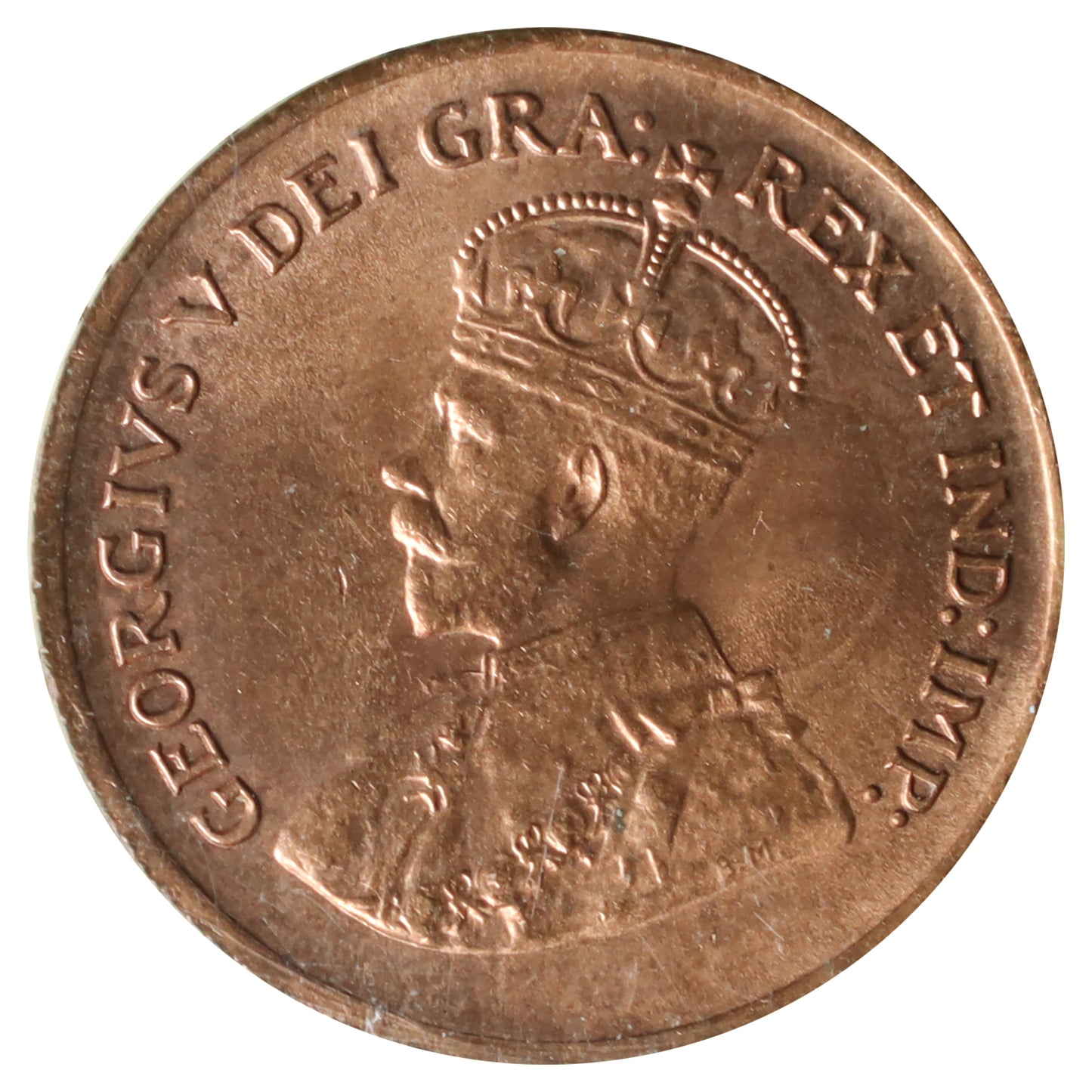 1929 Canada 1-cent ICCS Certified MS64 Red (OF 687)