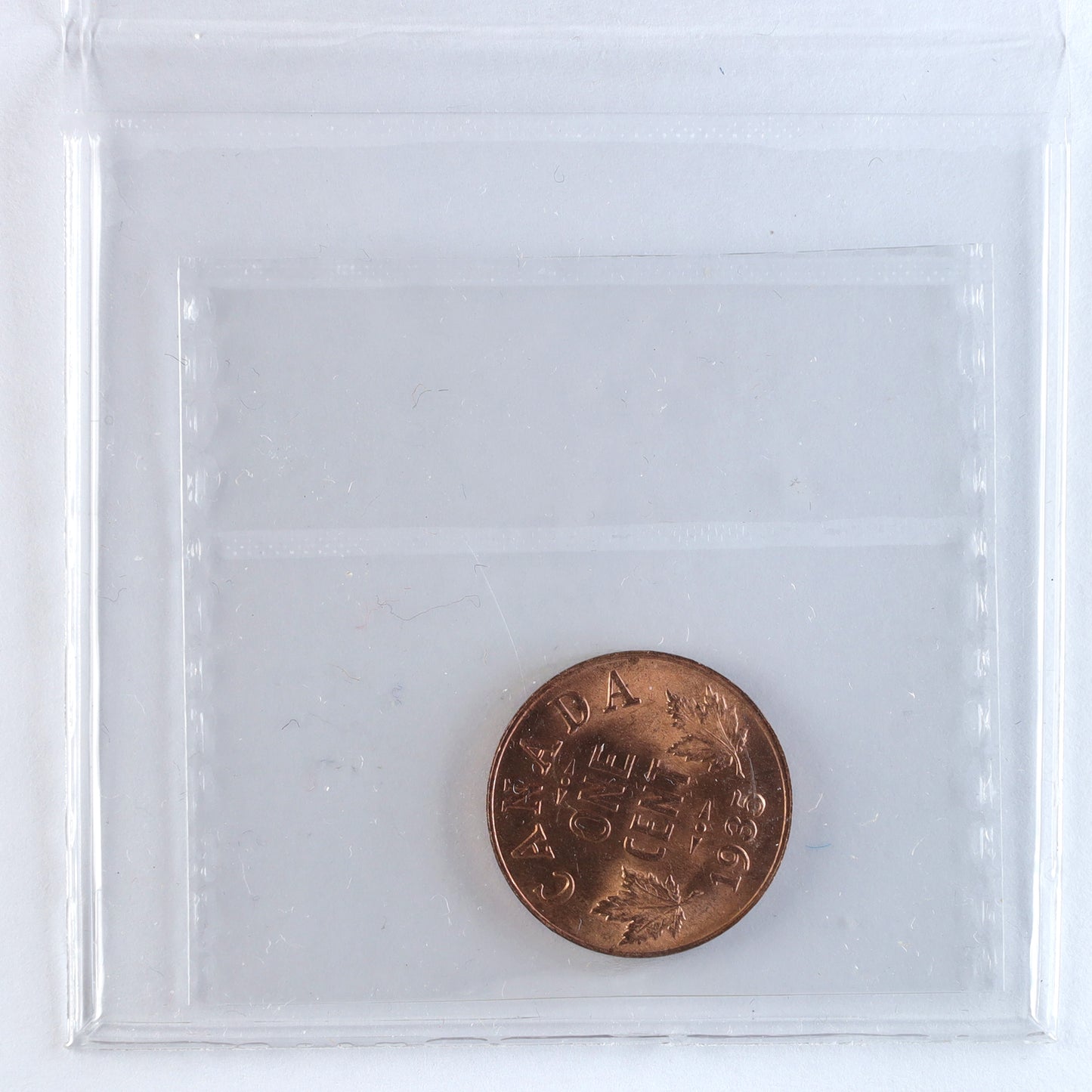 1935 Canada 1-cent ICCS Certified MS65 Red (XBR 556)