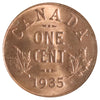 1935 Canada 1-cent ICCS Certified MS65 Red (XBR 556)