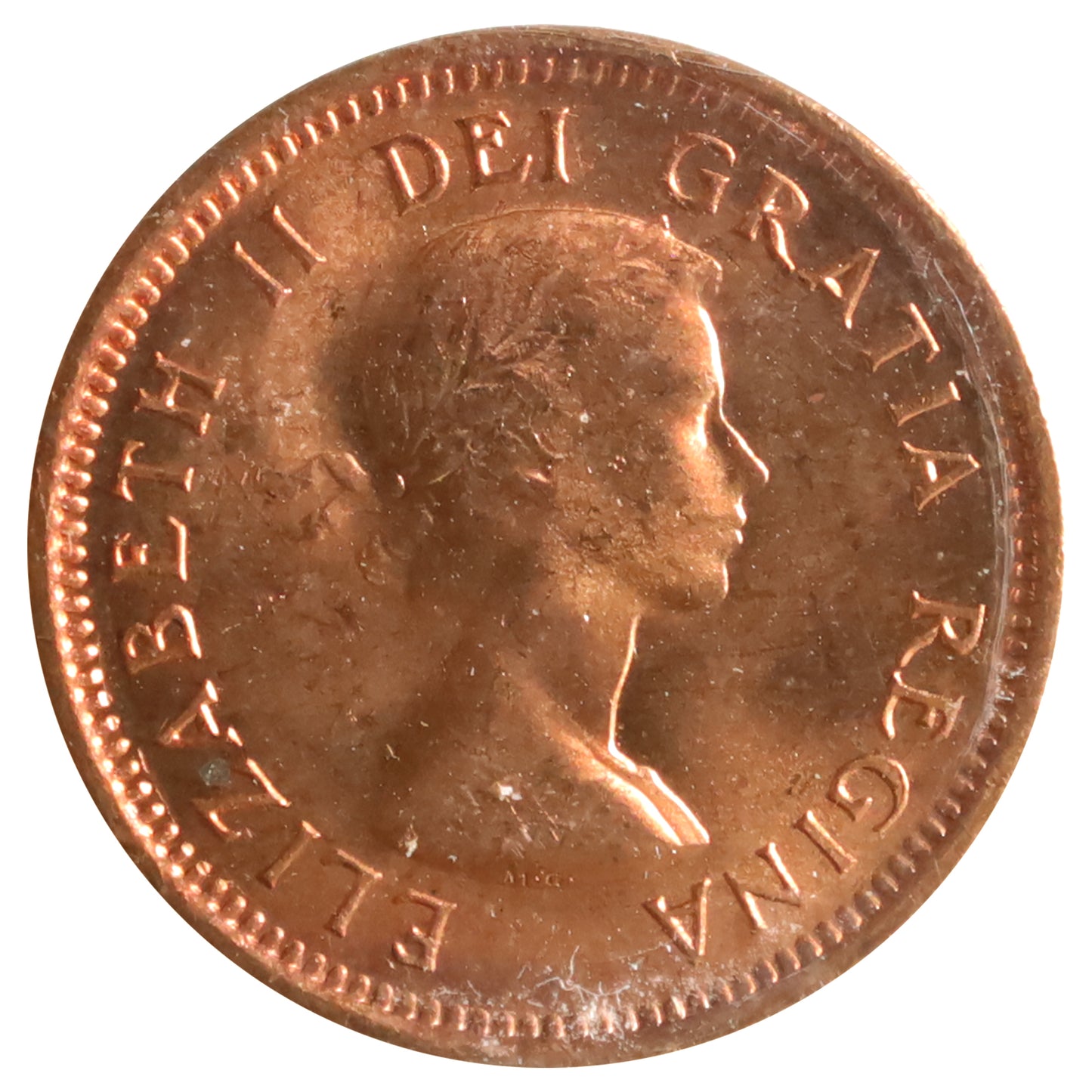 1953 NSF, Hanging 3 Canada 1-cent ICCS Certified MS65 Red