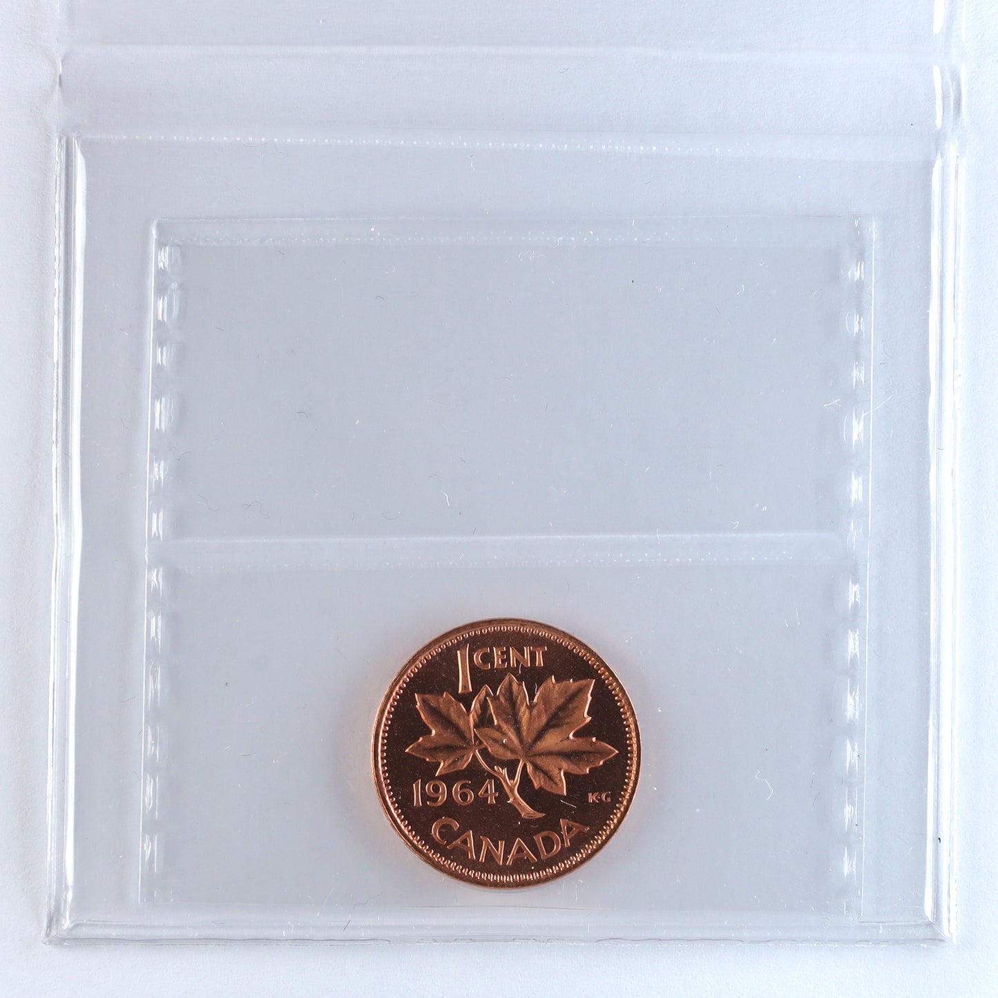 1964 Canada 1-cent ICCS Certified PL67 Red, Ultra Heavy Cameo
