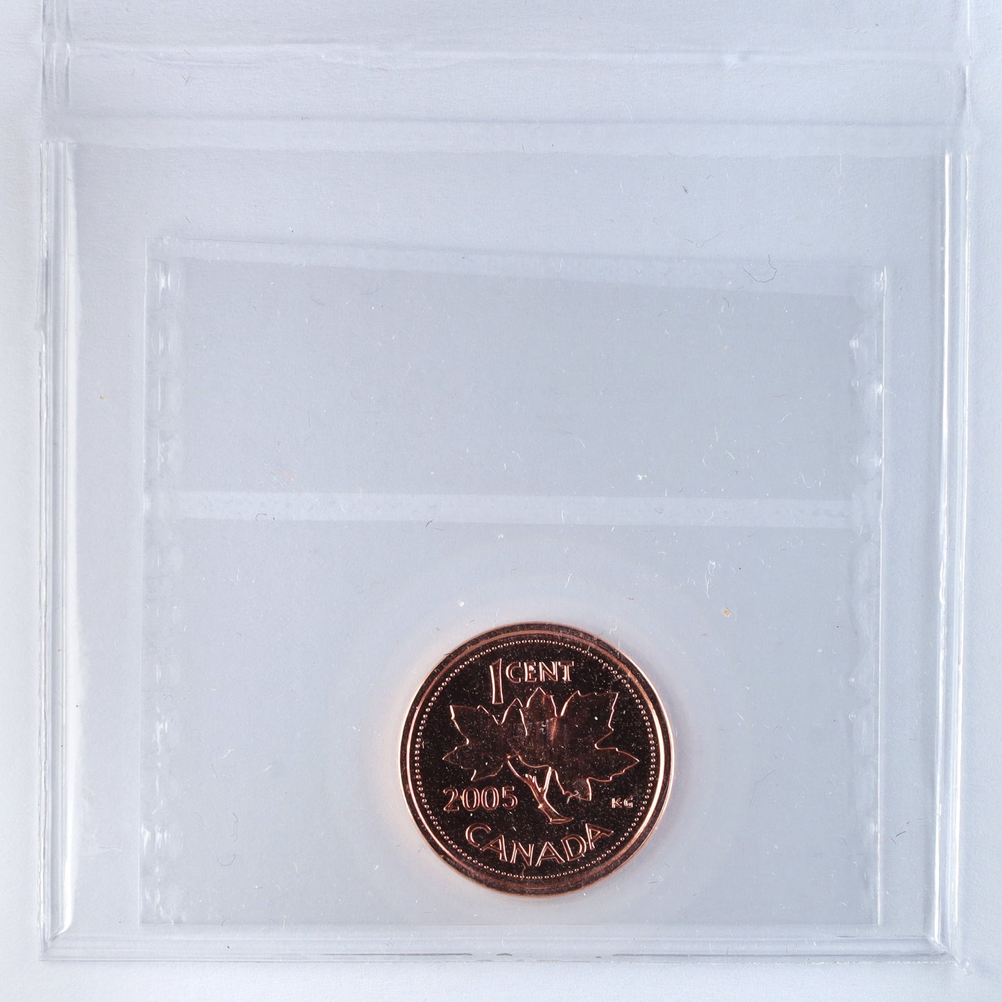 2005P Magnetic Canada 1-cent ICCS Certified MS67 Red; NBU