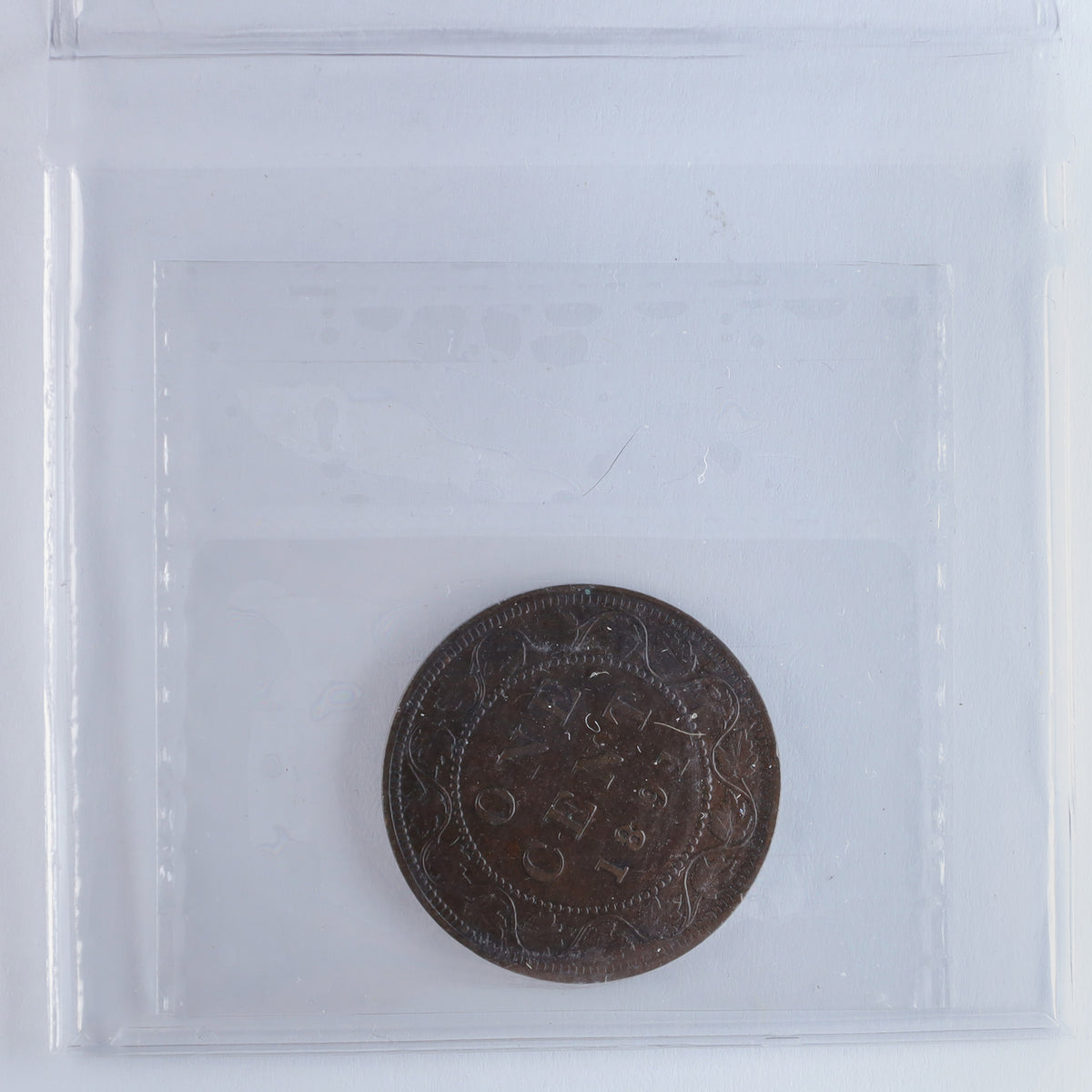 1891 LLSD, Obv. 2 Canada 1-cent ICCS Certified EF40