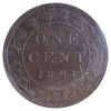 1891 LLSD, Obv. 2 Canada 1-cent ICCS Certified EF40