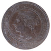 1891 LLSD, Obv. 2 Canada 1-cent ICCS Certified EF40