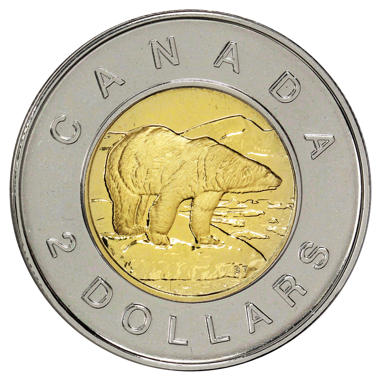 1999 Polar Bear Canada Two Dollar Proof Like (Mint Set Issue Only)