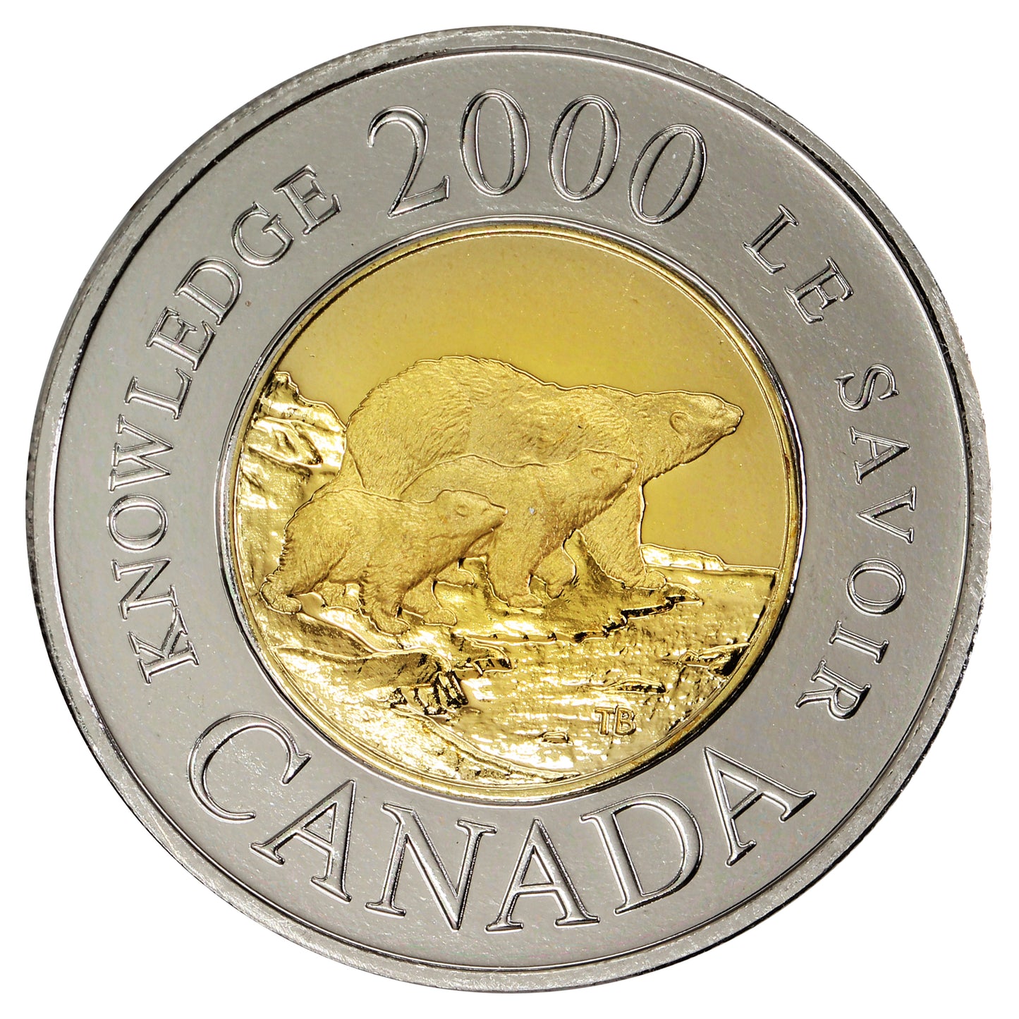 2000 Knowledge Canada Two Dollar Proof Like