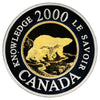 2000 Knowledge Canada Two Dollar Silver Proof