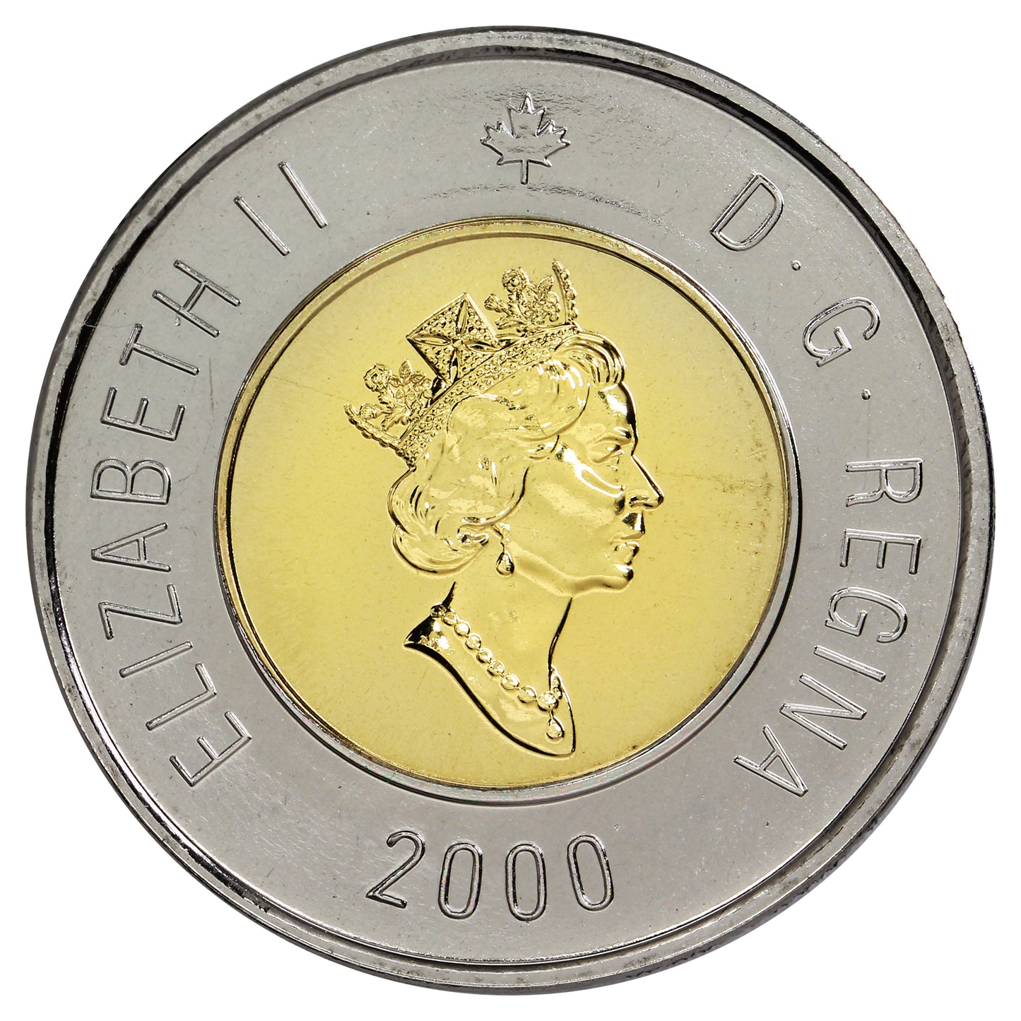 2000 Polar Bear Canada Two Dollar Proof Like