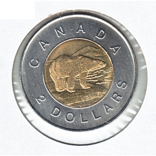 2003 New Effigy Canada Two Dollar Brilliant Uncirculated (MS-63)
