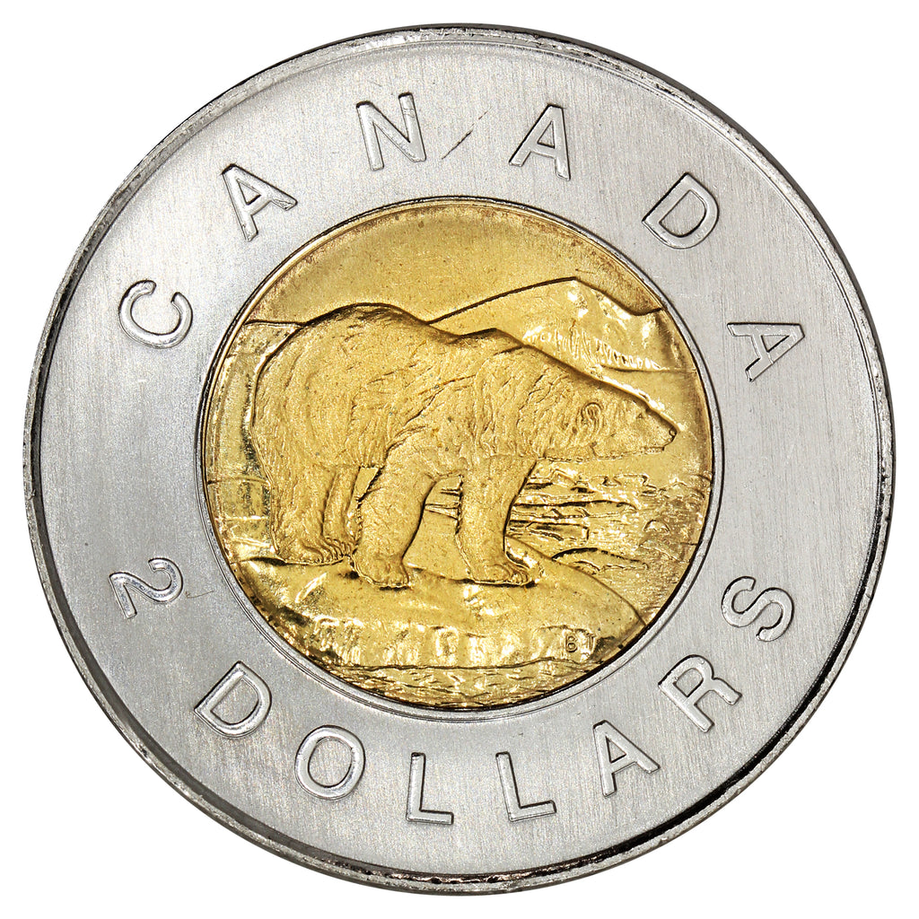 2003 New Effigy Canada Two Dollar Brilliant Uncirculated (MS63)