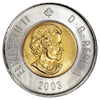 2003 New Effigy Canada Two Dollar Brilliant Uncirculated (MS63)