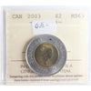 2003 Old Effigy Canada Two Dollar ICCS Certified MS65