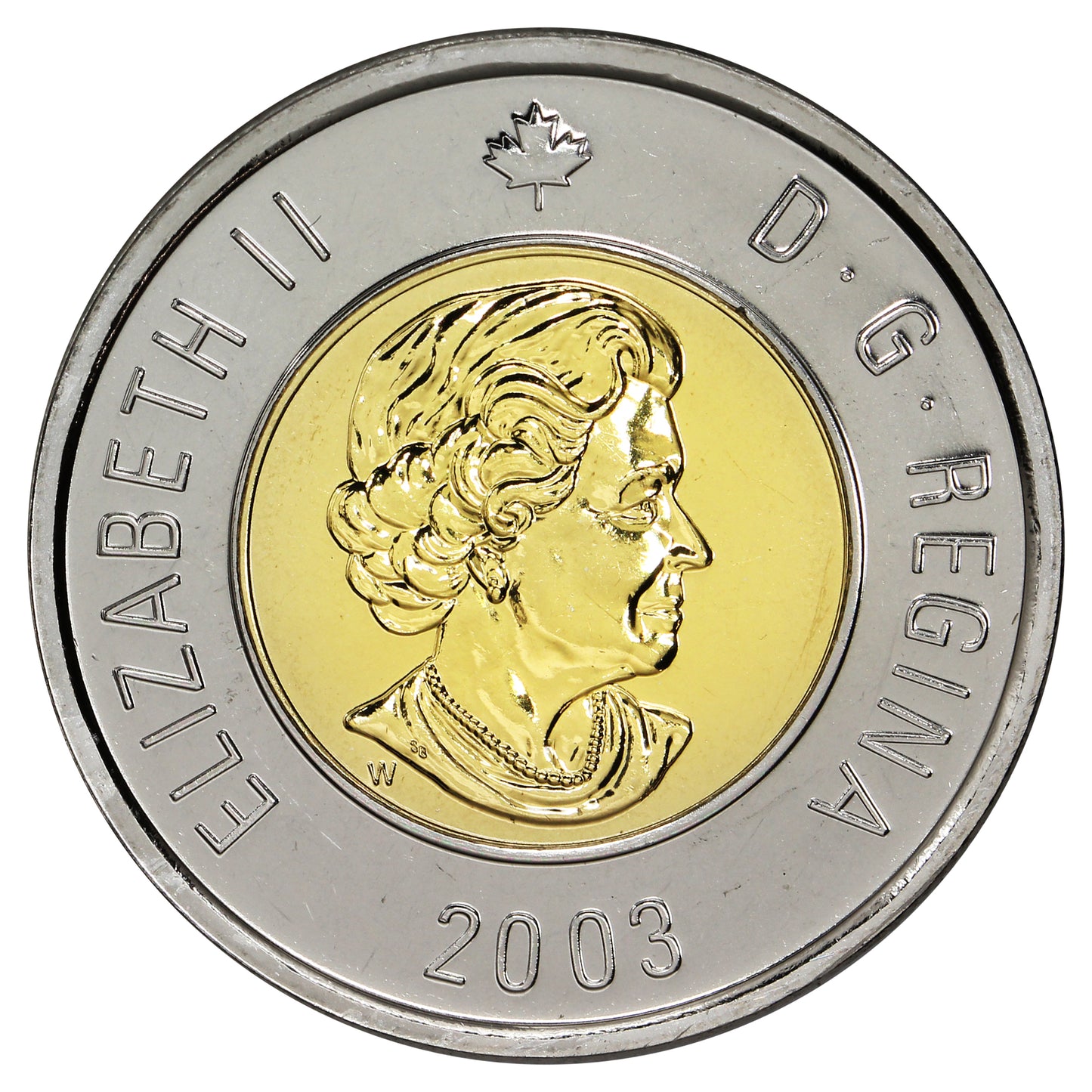 2003W New Effigy Canada Two Dollar Proof Like (Mint Set Issue Only)