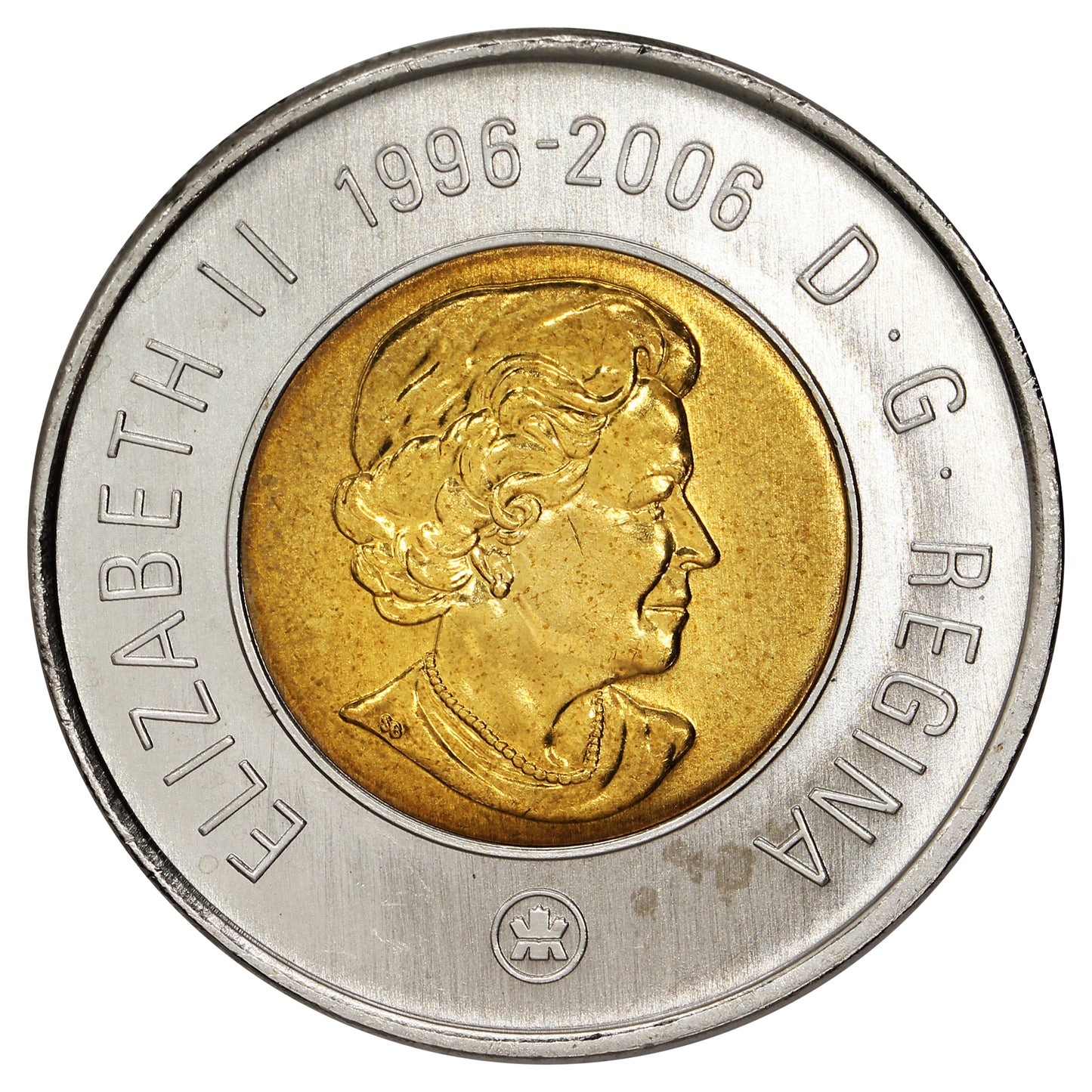 2006 Logo Commemorative Churchill Canada Two Dollar Brilliant Unc (MS63) 1996-2006