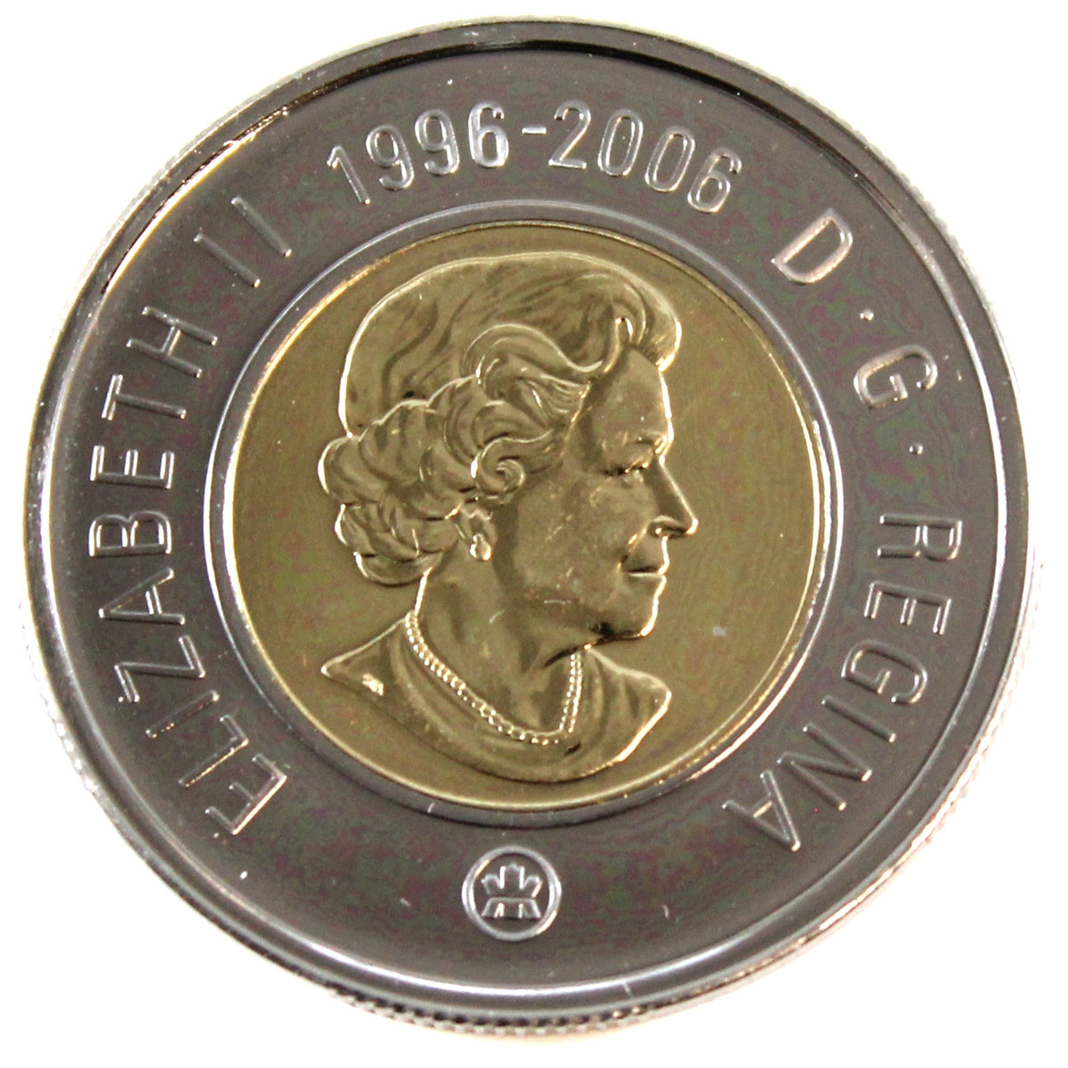 1996-2006 Logo Churchill Commemorative Canada Two Dollar Proof Like