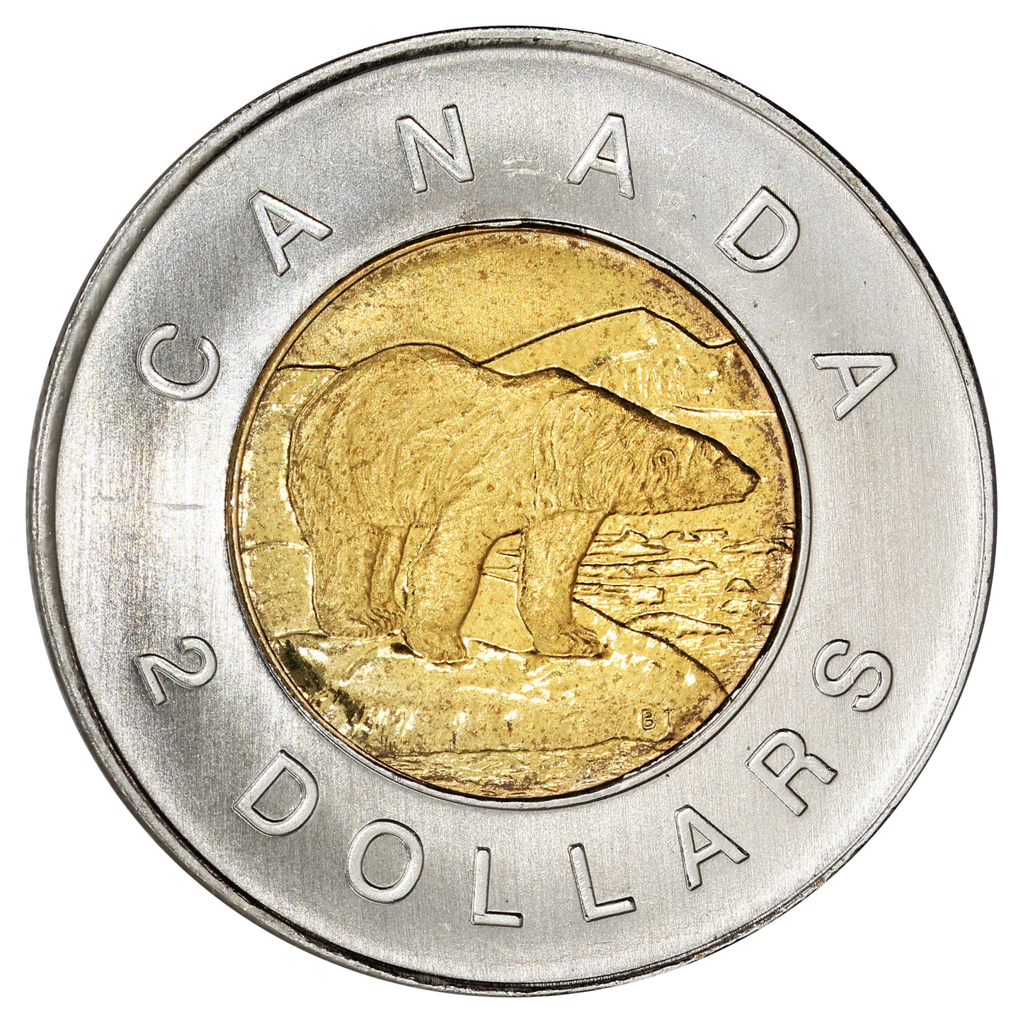 2006 Single Date (No Logo) Canada Two Dollar Brilliant Uncirculated (MS63)