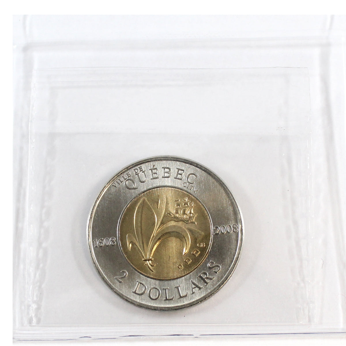 2008 Quebec City Canada Two Dollar ICCS Certified MS65