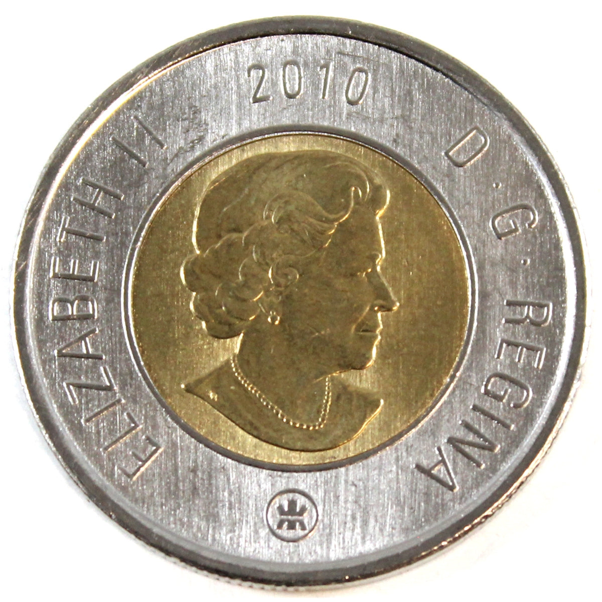 2010 16 Serrations Canada Two Dollar Brilliant Uncirculated (MS-63)