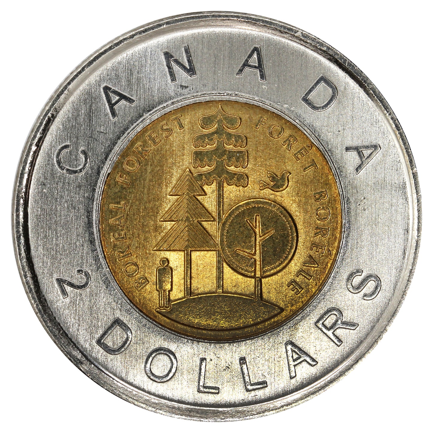 2011 Boreal Forest Canada Two Dollar Brilliant Uncirculated (MS63)