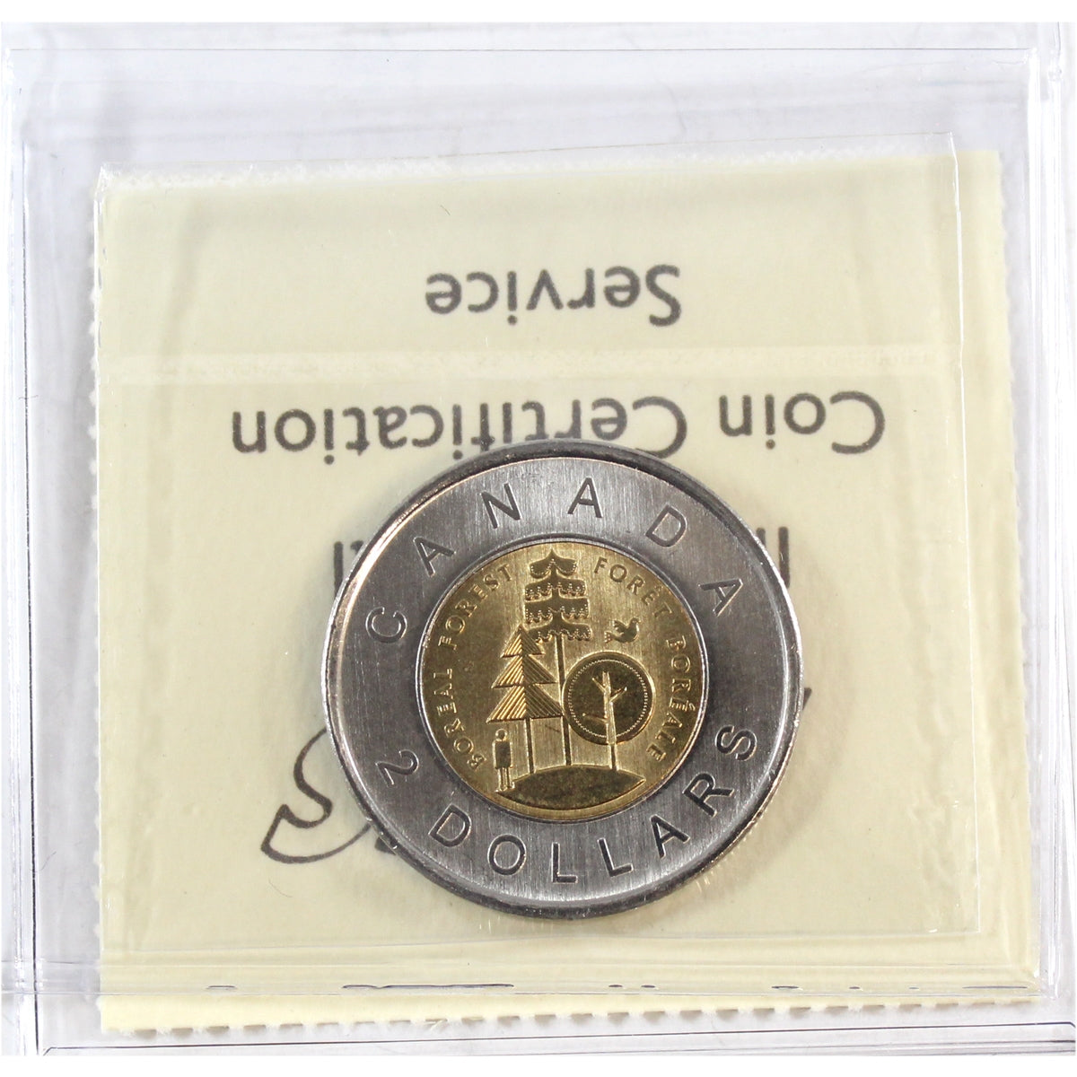 2011 Boreal Forest Canada Two Dollar ICCS Certified MS-65
