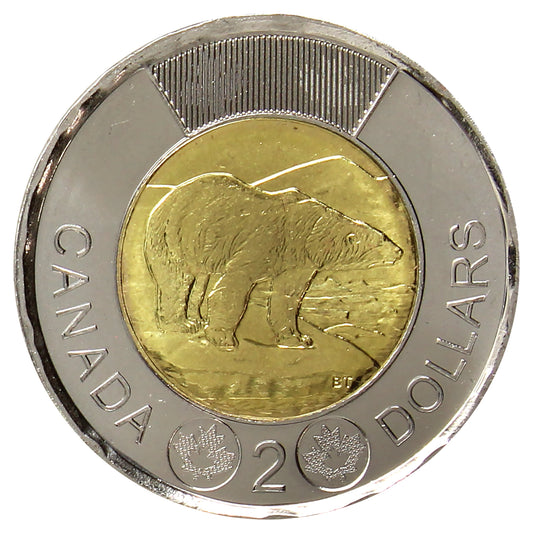 2018 Polar Bear Canada Two Dollar Brilliant Uncirculated (MS63)