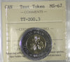 (1996) Canada Two Dollar Test Token TT-200.3 ICCS Certified MS67