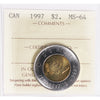 1997 Canada Two Dollar ICCS Certified MS64