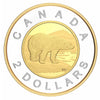 2021 Canada Two Dollar Gold Plated Silver Proof (No Tax)