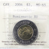 2004 Polar Bear Canada Two Dollar ICCS Certified MS66 Numismatic BU