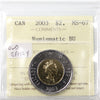 2003 Old Effigy Canada Two Dollar ICCS Certified MS67 NBU