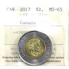 2017 Canada 150th (Dance) Two Dollar ICCS Certified MS65