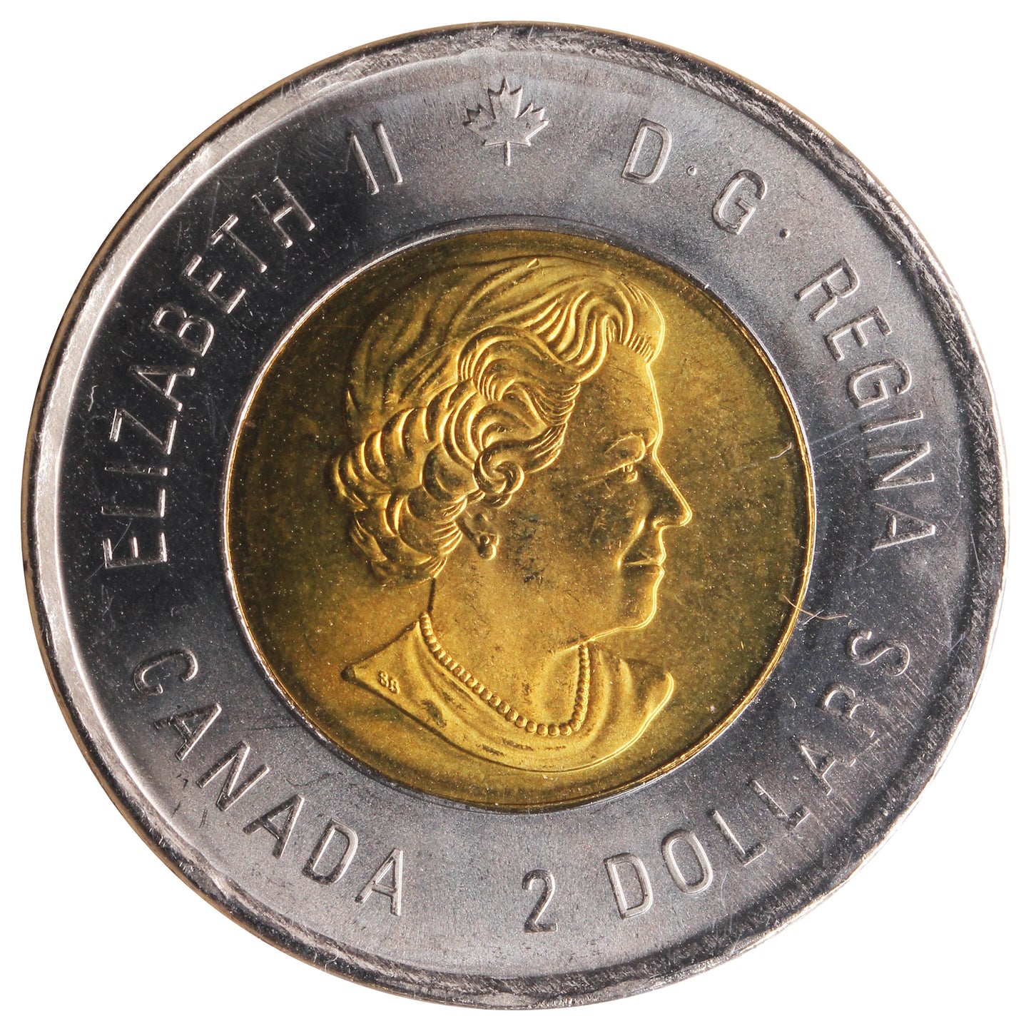 2020 Uncoloured Bill Reid Canada Two Dollar ICCS Certified MS65