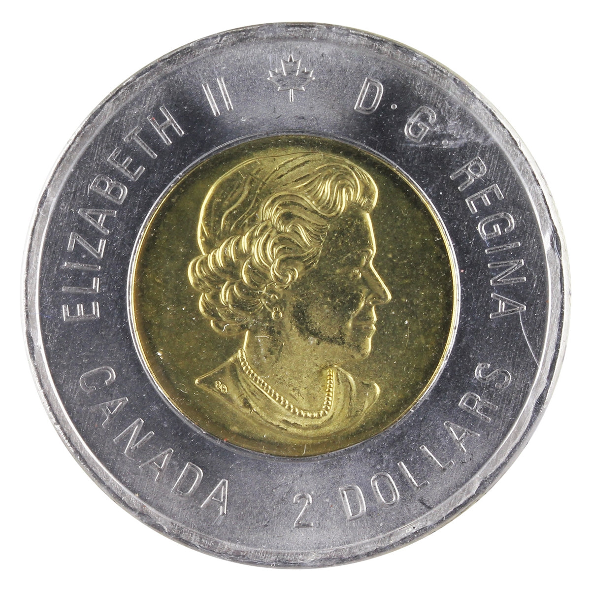 2020 Coloured Bill Reid Canada Two Dollar ICCS Certified MS64