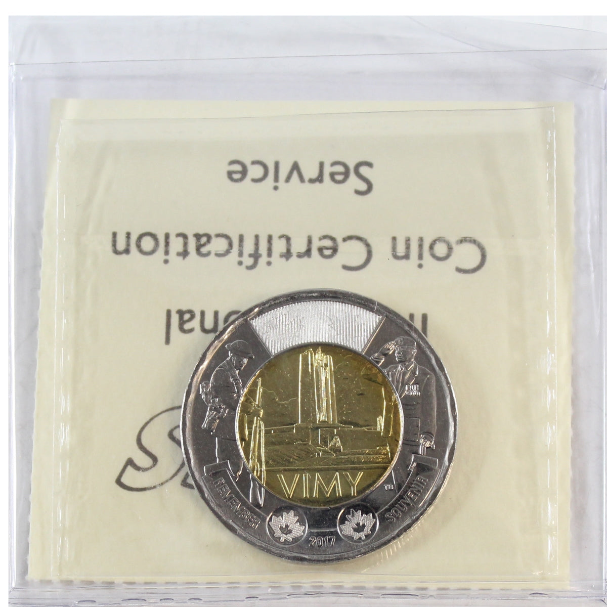 2017 Vimy Ridge Canada Two Dollar ICCS Certified MS65
