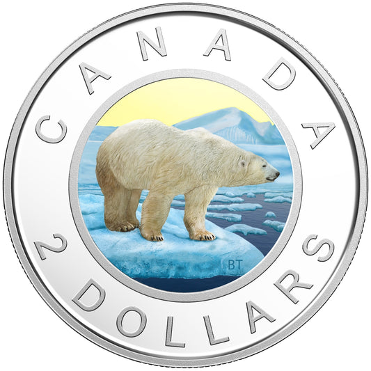2018 Canada Two Dollar Coloured Silver Proof (No Tax)