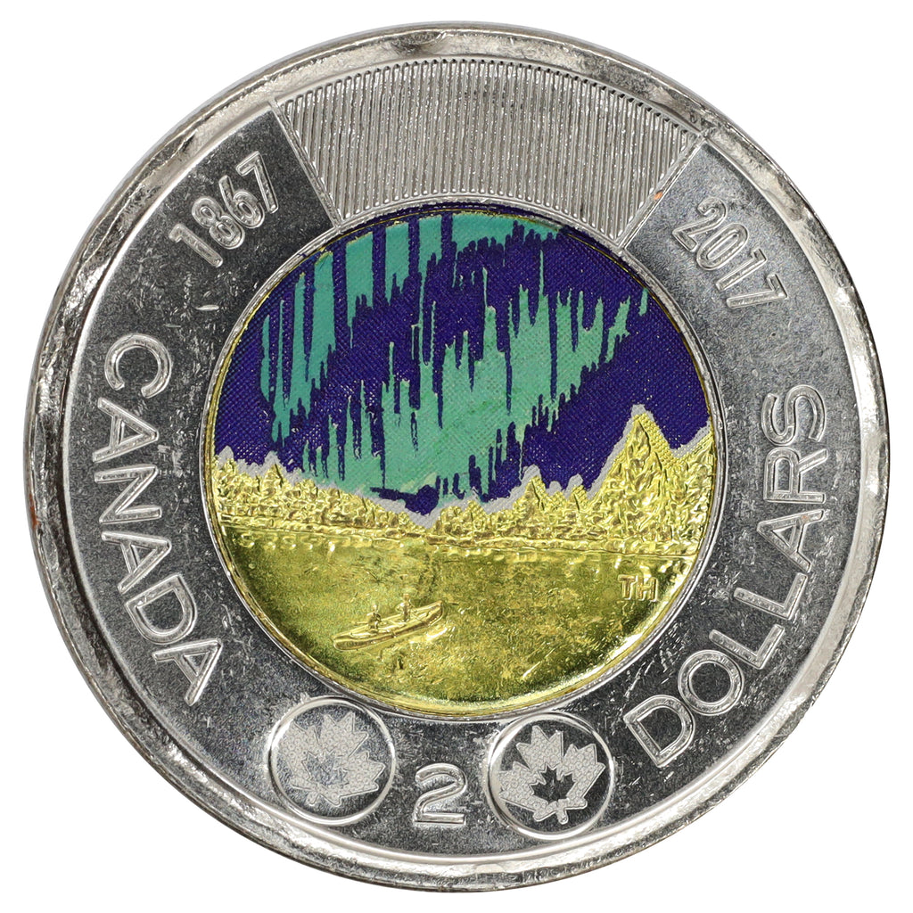 2017 Coloured Dance (SNOW Variety) Canada Two Dollar Brilliant Uncirculated (MS63)