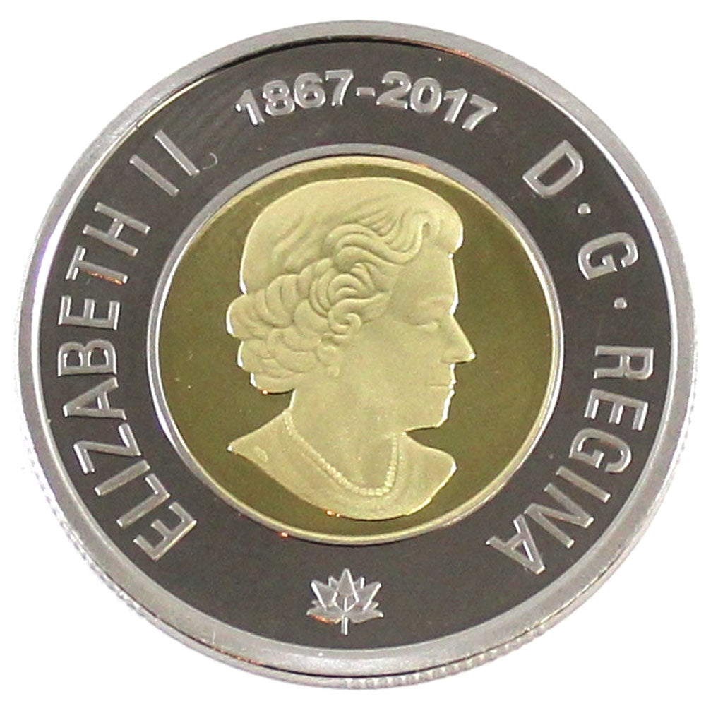 2017 Coloured Dance Canada Two Dollar Proof (Non-Silver)