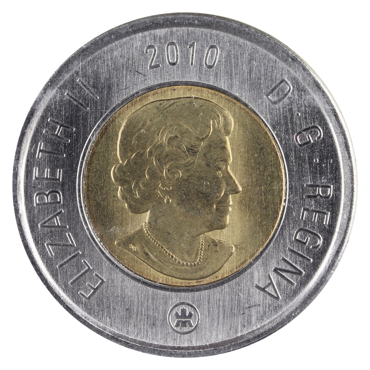 2010 14 Serrations Canada Two Dollar ICCS Certified MS66