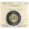 2022 Black Ring Canada Two Dollar ICCS Certified MS64