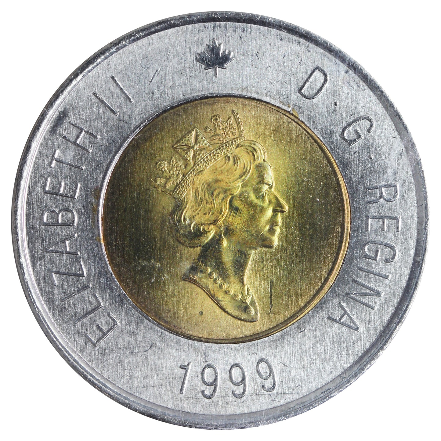 1999 Nunavut Canada Two Dollars ICCS Certified MS64