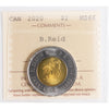2020 Bill Reid Canada Two Dollars ICCS Certified MS66
