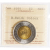 2020 Bill Reid Coloured Canada Two Dollars ICCS Certified MS65