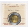2021 Polar Bear Canada Two Dollars ICCS Certified MS64