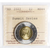 2022 Summit Series Canada Two Dollars ICCS Certified MS64