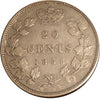 1858 Coinage Canada 20-cents VF-EF (VF30) $